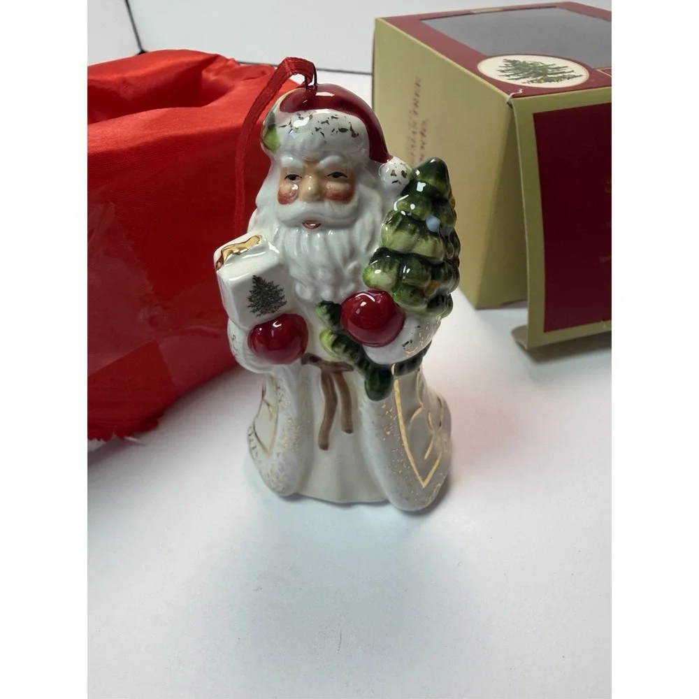 Spode Christmas Tree Santa Ornament 4